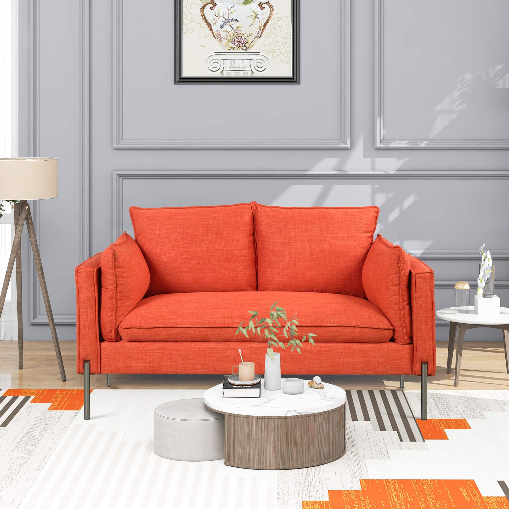 Orange (Loveseat)