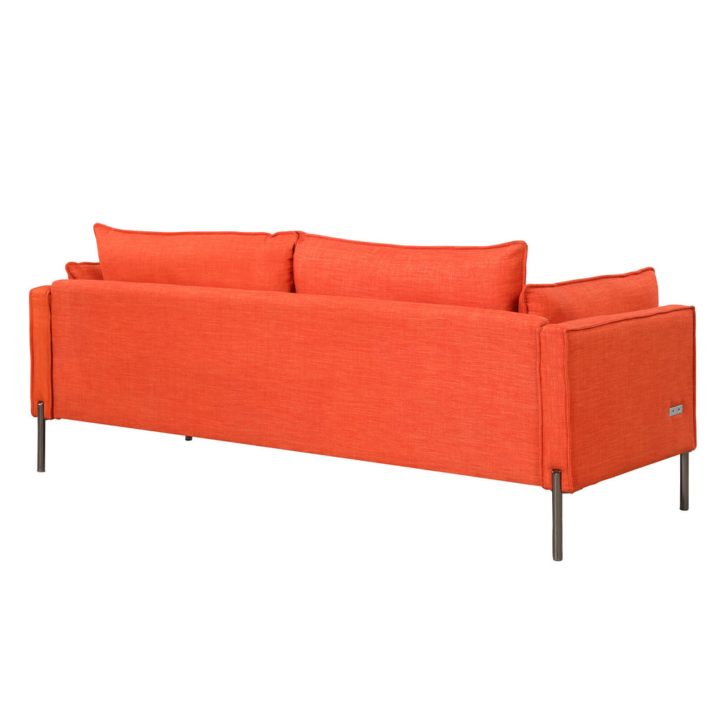 Orange (3 Seat Sofa)