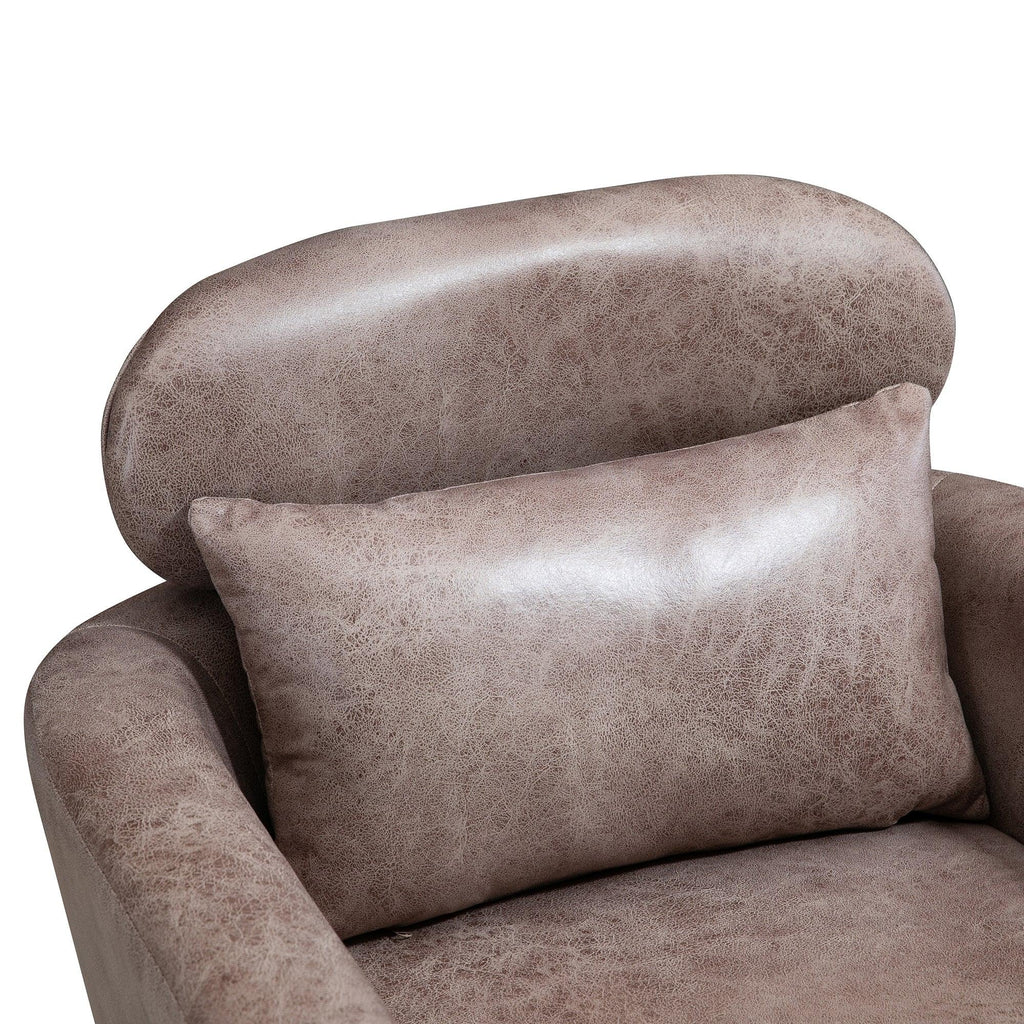 WIIS' IDEA™ Classical Accent Armchair With Black Metal Legs - Light Grey