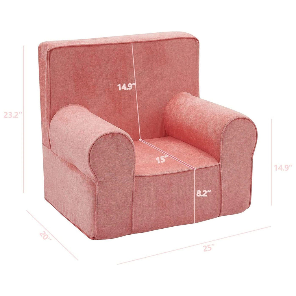 WIIS' IDEA™ Kids Armchair Sofa With Carrying Handle - Pink