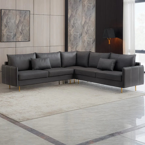 Leather sofas