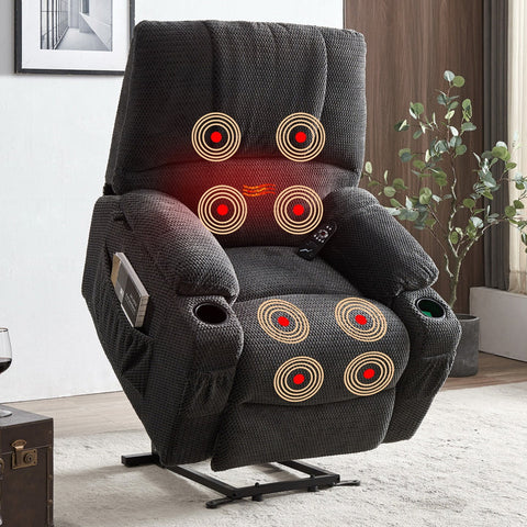 grey massage sofa