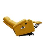 WIIS' IDEA™ Electric Power Lift Recliner Armchair Sofa With Massage And Heat - Yellow