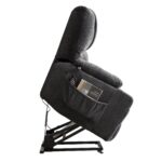 WIIS' IDEA™ Electric Power Lift Recliner Armchair Sofa With Vibration Massage And Lumber Heat - Grey