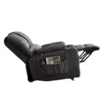 WIIS' IDEA™ Electric Power Lift Recliner Armchair Sofa With Vibration Massage And Lumber Heat - Grey