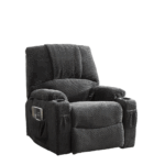 WIIS' IDEA™ Electric Power Lift Recliner Armchair Sofa With Vibration Massage And Lumber Heat - Grey