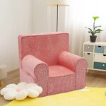 WIIS' IDEA™ Kids Armchair Sofa With Carrying Handle - Pink