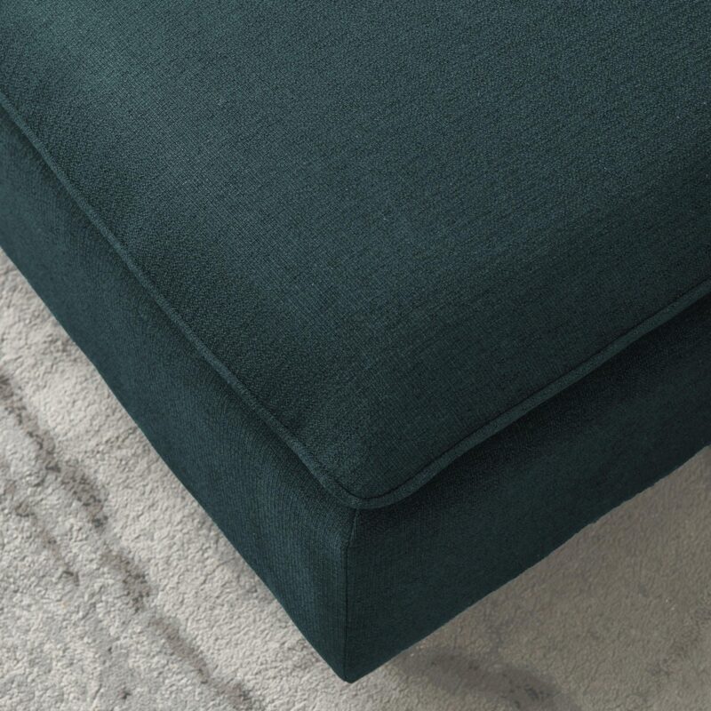 WIIS' IDEA™ L-Shaped Linen Fabric Sectional Sofa With Right Chaise - Emerald - WIIS' IDEA™ | Original Furniture Online Store