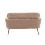 WIIS' IDEA™ Modern Boucle Loveseat Sofa - Light Camel