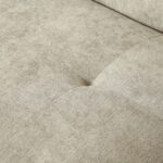 WIIS' IDEA™ Modern Fabric Loveseat Sofa Bed - Beige