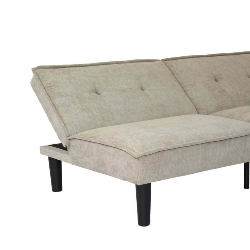 WIIS' IDEA™ Modern Fabric Loveseat Sofa Bed - Beige - WIIS' IDEA™ | Original Furniture Online Store