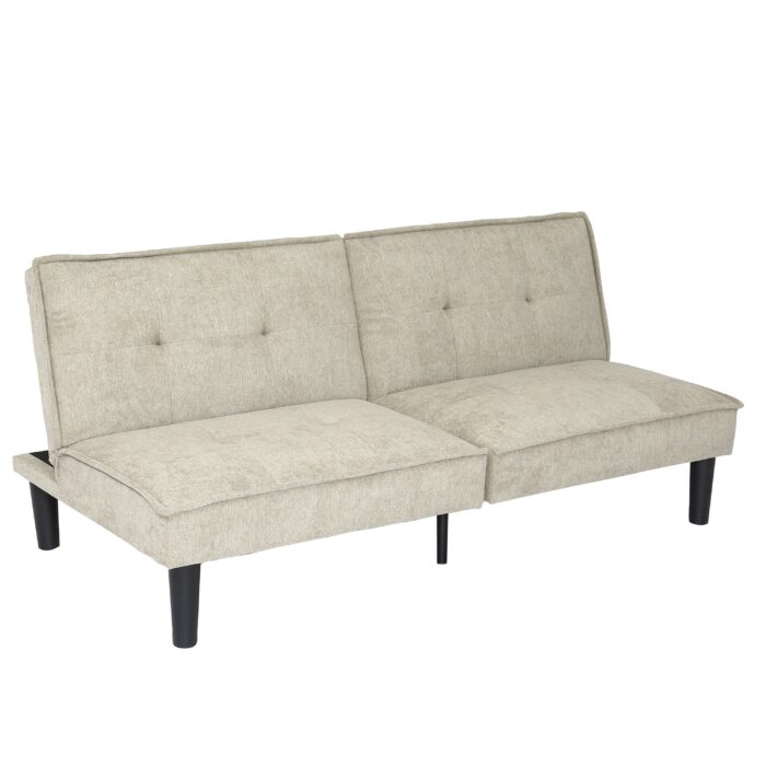 WIIS' IDEA™ Modern Fabric Loveseat Sofa Bed - Beige - WIIS' IDEA™ | Original Furniture Online Store