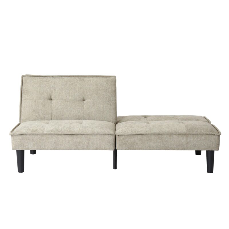 WIIS' IDEA™ Modern Fabric Loveseat Sofa Bed - Beige - WIIS' IDEA™ | Original Furniture Online Store