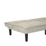 WIIS' IDEA™ Modern Fabric Loveseat Sofa Bed - Beige - WIIS' IDEA™ | Original Furniture Online Store