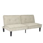 WIIS' IDEA™ Modern Fabric Loveseat Sofa Bed - Beige - WIIS' IDEA™ | Original Furniture Online Store