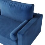 WIIS' IDEA™ Modern Velvet Loveseat Sofa - Blue