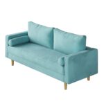 WIIS' IDEA™ Modern Velvet Loveseat Sofa - Green