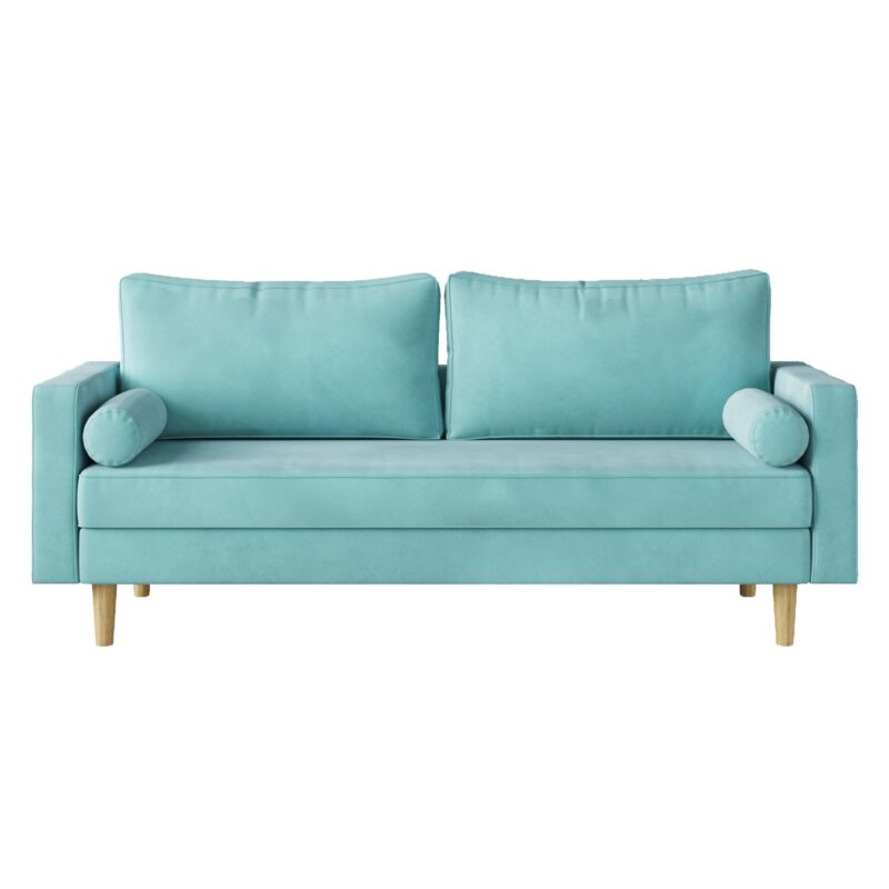 WIIS' IDEA™ Modern Velvet Loveseat Sofa - Green