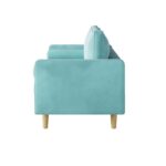 WIIS' IDEA™ Modern Velvet Loveseat Sofa - Green