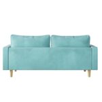 WIIS' IDEA™ Modern Velvet Loveseat Sofa - Green