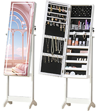 full length mirror with storage